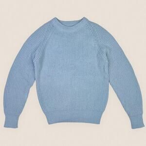 Vintage 90s Sweater Crew neck baby blue Women’s Small Jan Taylor